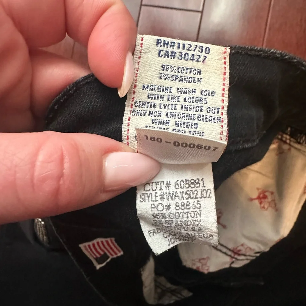 True Religion low rise Black Flare Jeans - Picture 9 of 12